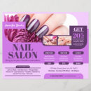Search for nail salon flyers Minimalist