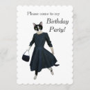 Search for dress birthday invitations Black