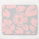 Search for pink floral mousepads Grey