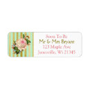 Search for green return address labels Newlyweds