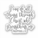 Search for all blacks stickers Bible verse