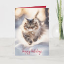 Search for maine coon christmas cards Kitty