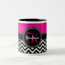 Search for hot pink chevron mugs Zigzag