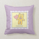 Search for teddy bear cushions Baby girl