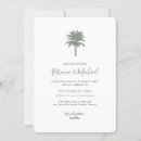Search for palm tree wedding invitations Botanical