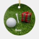 Search for golf ball christmas tree decorations Santa