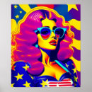 Search for vintage psychedelic art posters Background