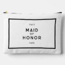 Search for maid of honour bags Black and white