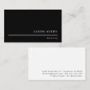 Search for numbers business cards Black and white