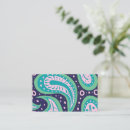 Search for paisley business cards Purple