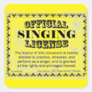 Search for chorus stickers Singing