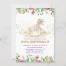 Search for unicorn 2nd birthday invitations Girly