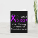 Search for drug addiction postcards Purple