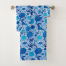 Search for cobalt blue bath towels Blue and white