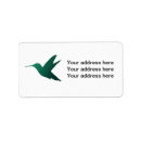 Search for bird silhouette return address labels Flying
