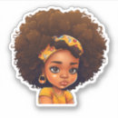 Search for afro hair stickers Girl