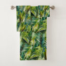 Search for tropical rainforest bath towels Leaves