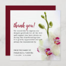 Search for orchid funeral thank you cards Bereavement