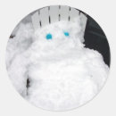 Search for snowman seals stickers Round