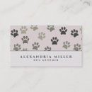 Search for dog paw print business cards Doggie day care