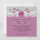 Search for rose silver lace invitations Elegant