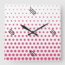 Search for polka dot clocks Modern