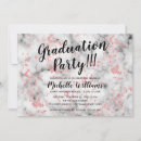 Search for marble graduation invitations Glitter