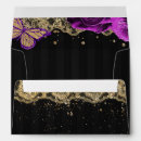 Search for purple and gold envelopes Glitter