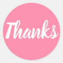 Search for thank you pink wedding stickers Modern