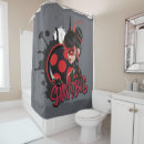 Search for girl superhero shower curtains Reverse universe