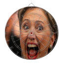 Search for elections dartboards Hillary