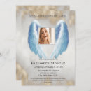 Search for angel funeral invitations In loving memory