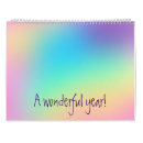 Search for pastel calendars Colorful