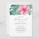 Search for tropical rehearsal dinner invitations Elegant