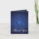 Search for celtic thank you cards Blue