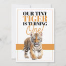 Search for white tiger birthday invitations Boy