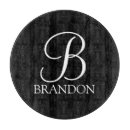 Search for monogram chopping boards Black