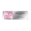 Search for cupcake return address labels Pink