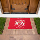 Search for merry christmas doormats Red