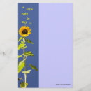 Search for sunflower stationery paper Writing