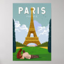 Search for vintage romantic couple posters Eiffel tower