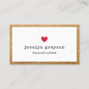 Search for red and gold business cards Minimalist