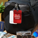 Search for red luggage tags Minimalist