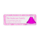Search for for girls return address labels Pink