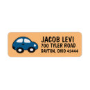 Search for cars return address labels Blue car