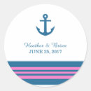 Search for blue pink wedding stickers Classic