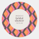 Search for pink and brown wedding stickers Trendy