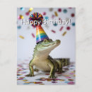Search for crocodile birthday cards Party