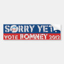 Search for vote romney bumper stickers 2012