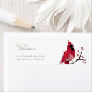 Search for red cardinals return address labels Modern